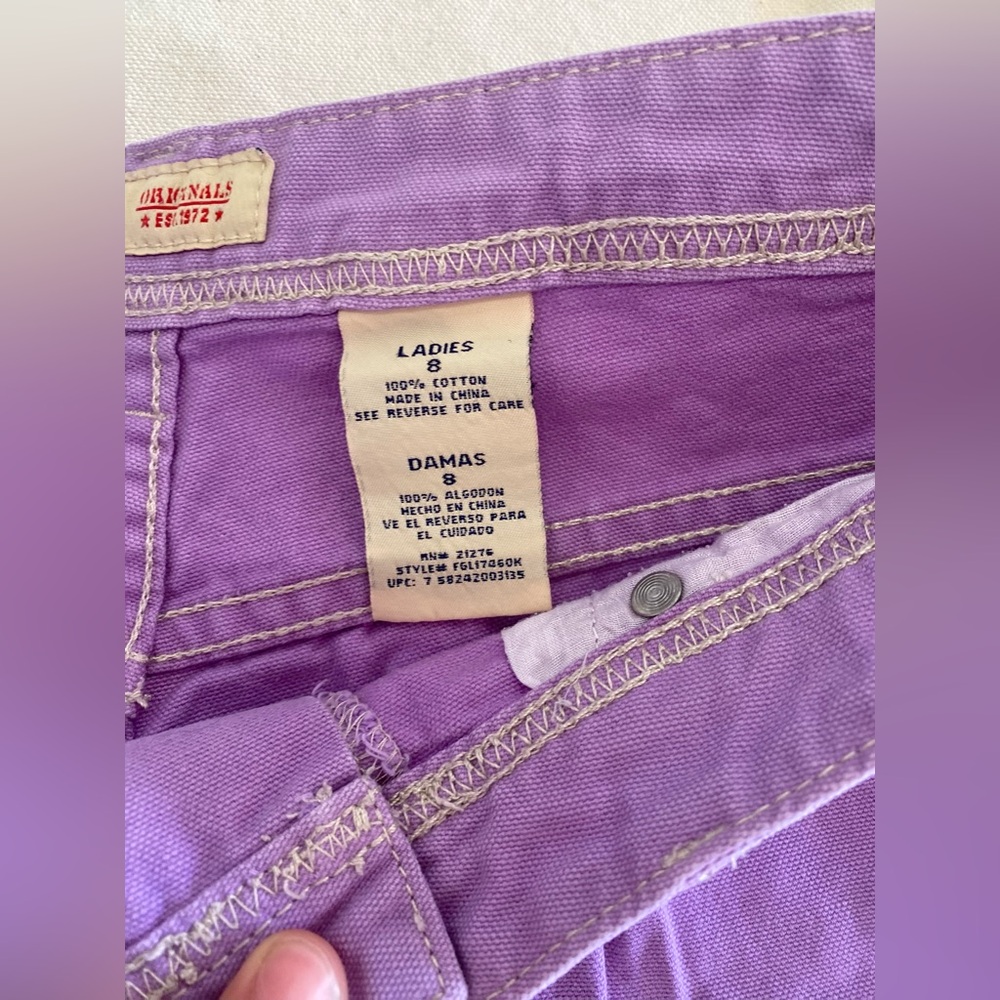 Faded Glory Originals Vibrant Lilac Purple Women's Shorts Modest Casual Size 8 - Picture 3 of 6